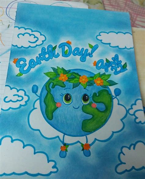 earth day drawing poster